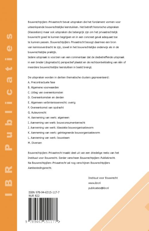 image for Bouwrechtpijlers Privaatrecht