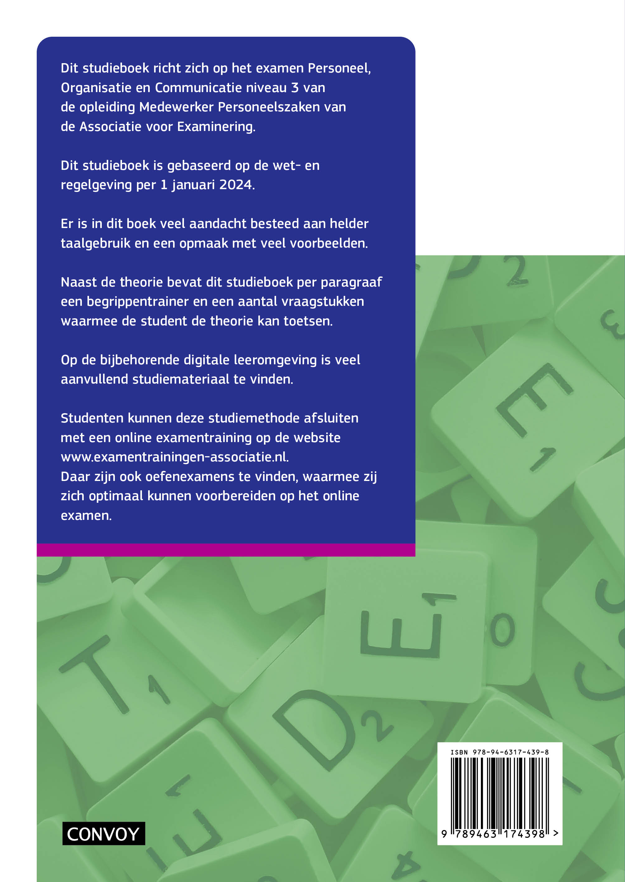 MPZ Personeel Organisatie Communicatie 2024/2025  Theorie-/opgavenboek