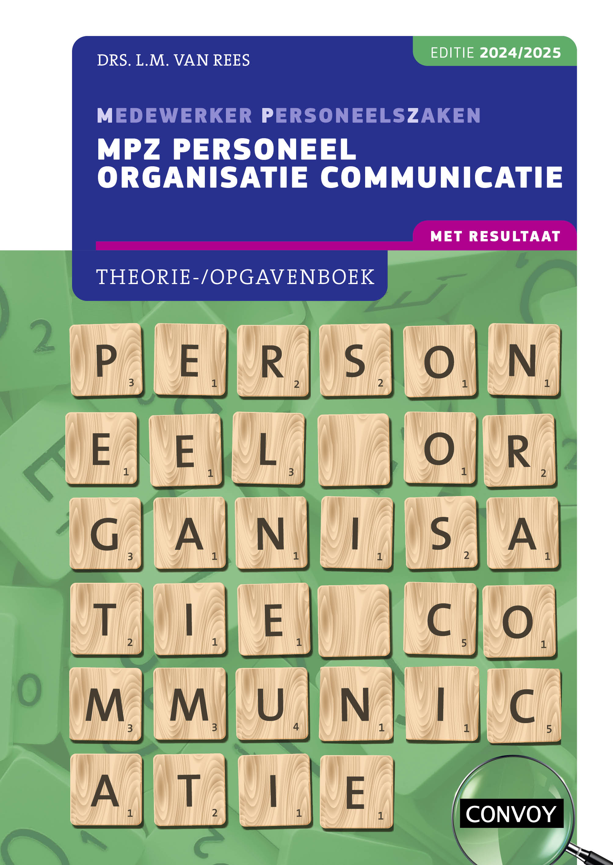 MPZ Personeel Organisatie Communicatie 2024/2025  Theorie-/opgavenboek