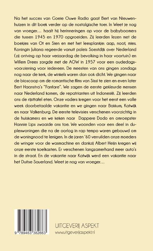image for Weet je nog van vroeger?
