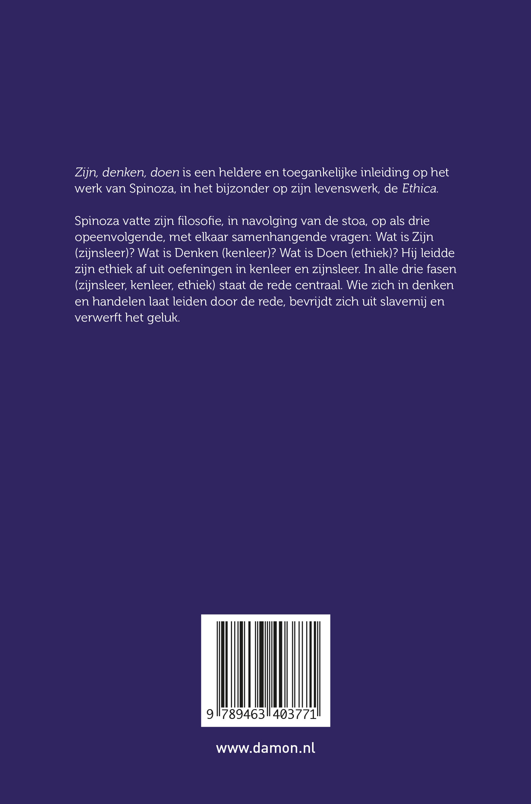 Zijn, denken, doen 's weg naar geluk