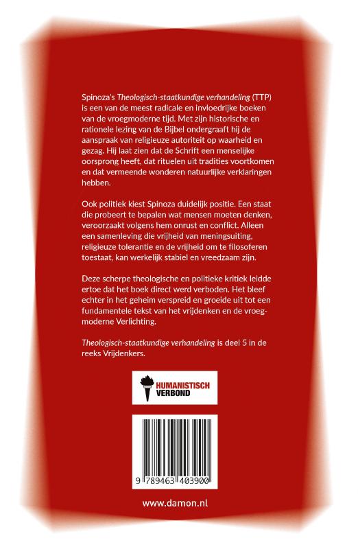 image for Theologisch-staatkundige verhandeling