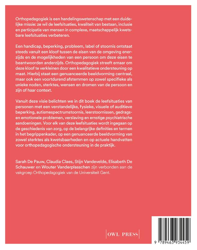 image for Orthopedagogiek als handelingswetenschap