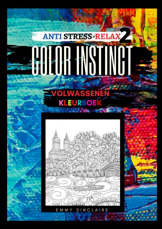 Volwassenen kleurboek Color Instinct 2 : Anti Stress Relax gebouwen