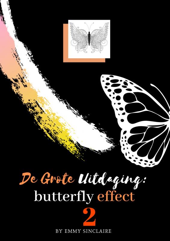 Volwassenen kleurboek De Grote Uitdaging : Butterfly Effect 2
