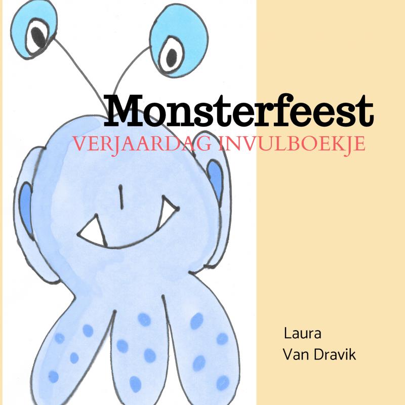 Verjaardag invulboekje monsterfeest