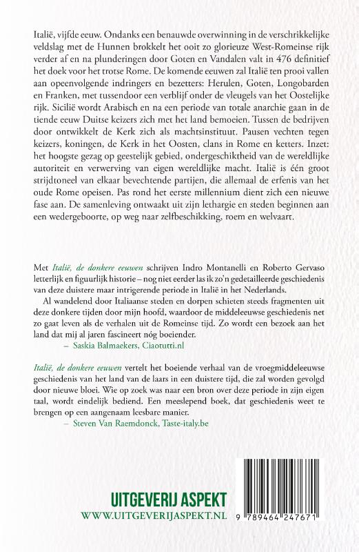 image for Italië, de donkere eeuwen 400 - 1000