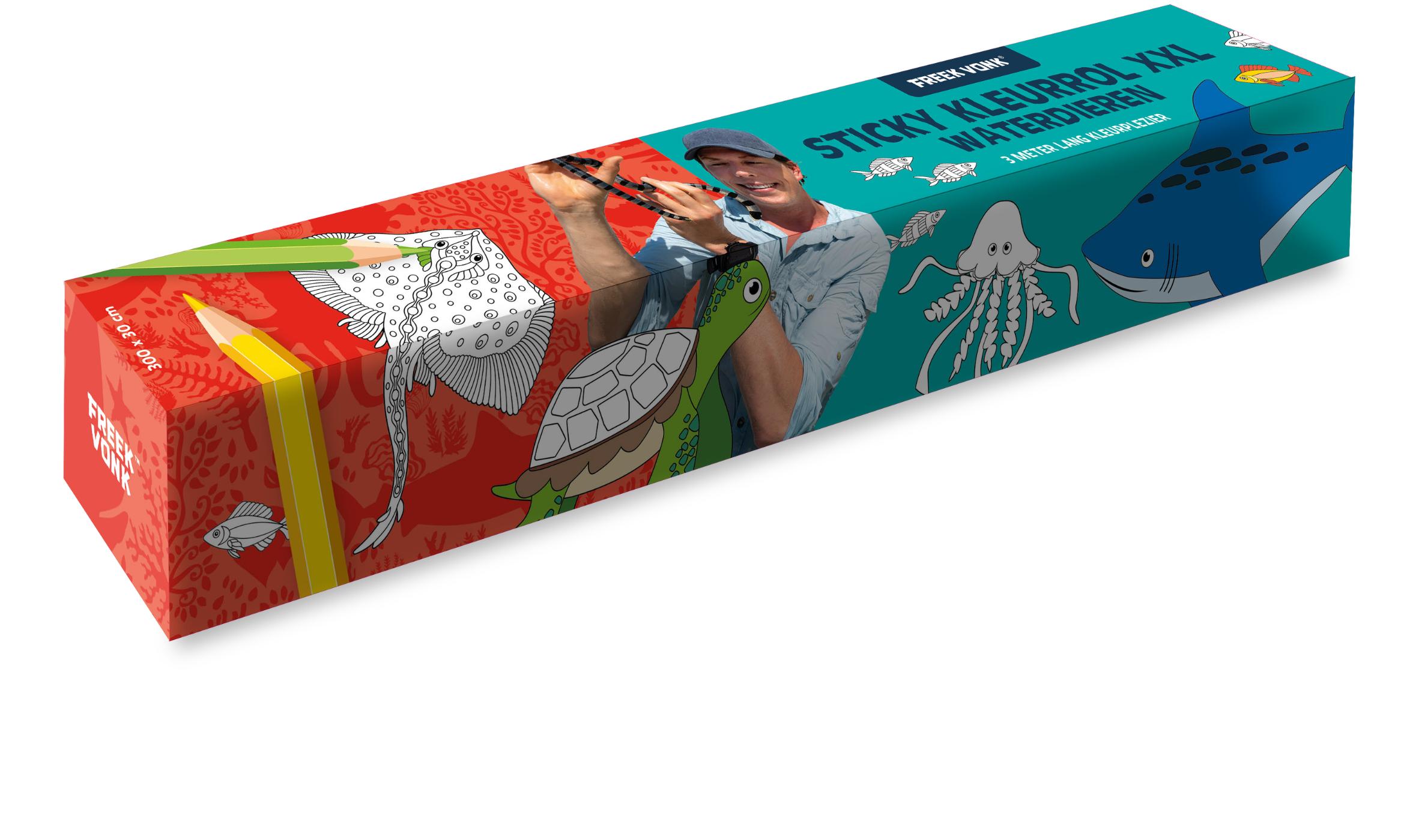 Freek Vonk Sticky kleurrol - Waterdieren