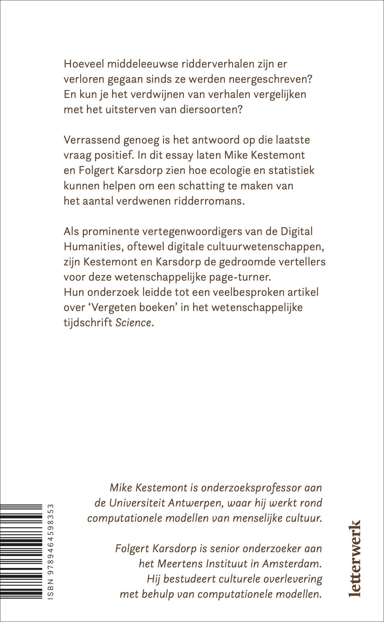 Het mysterie van de verdwenen ridderromans 