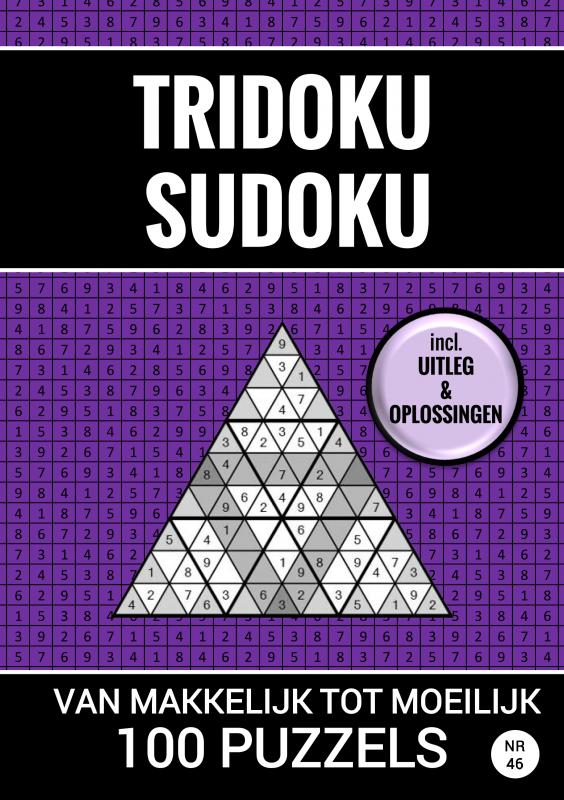 Tridoku Sudoku - 100 Puzzels Makkelijk tot Moeilijk - Nr. 46