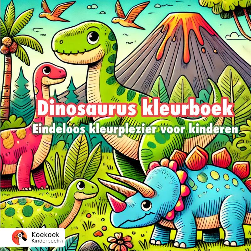 Dinosaurus kleurboek