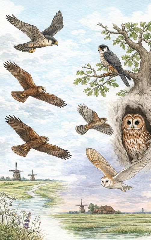 image for Van valk tot uil - Alle roofvogels van Nederland