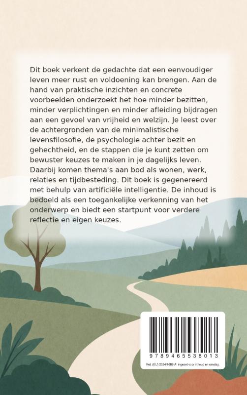 image for Eenvoud als pad naar geluk