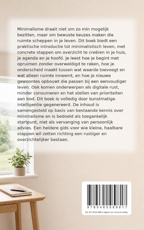 image for Minimalistisch Leven Eenvoudig Gemaakt