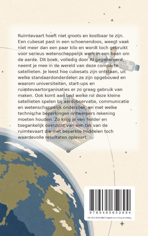 image for Cubesats: ruimtevaart in een schoenendoos