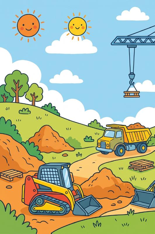 image for Grote graafmachines en kranen