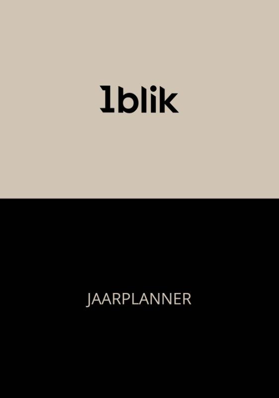 1blik Jaarplanner