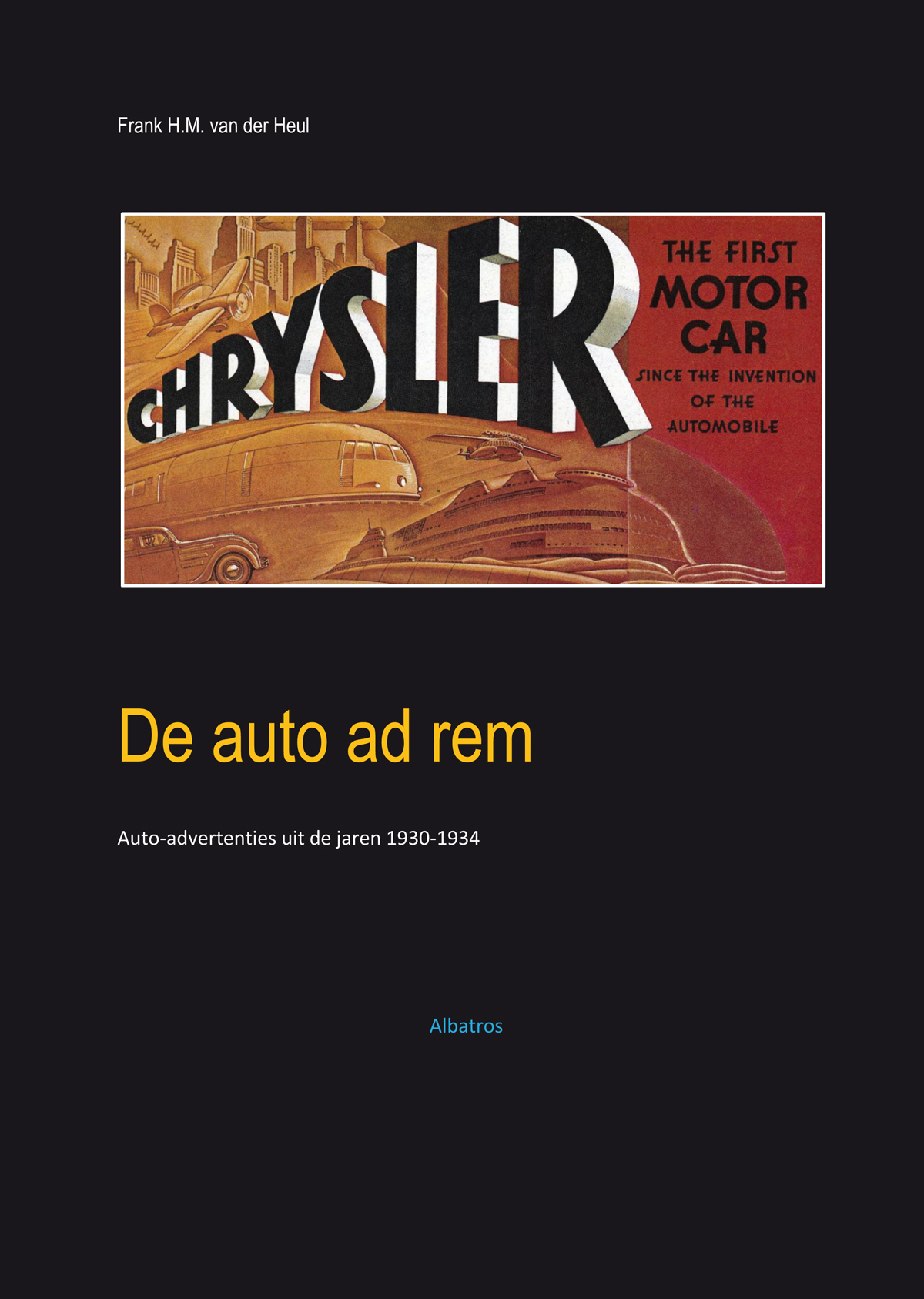 De auto ad rem auto-advertenties uit de jaren 1930-1934