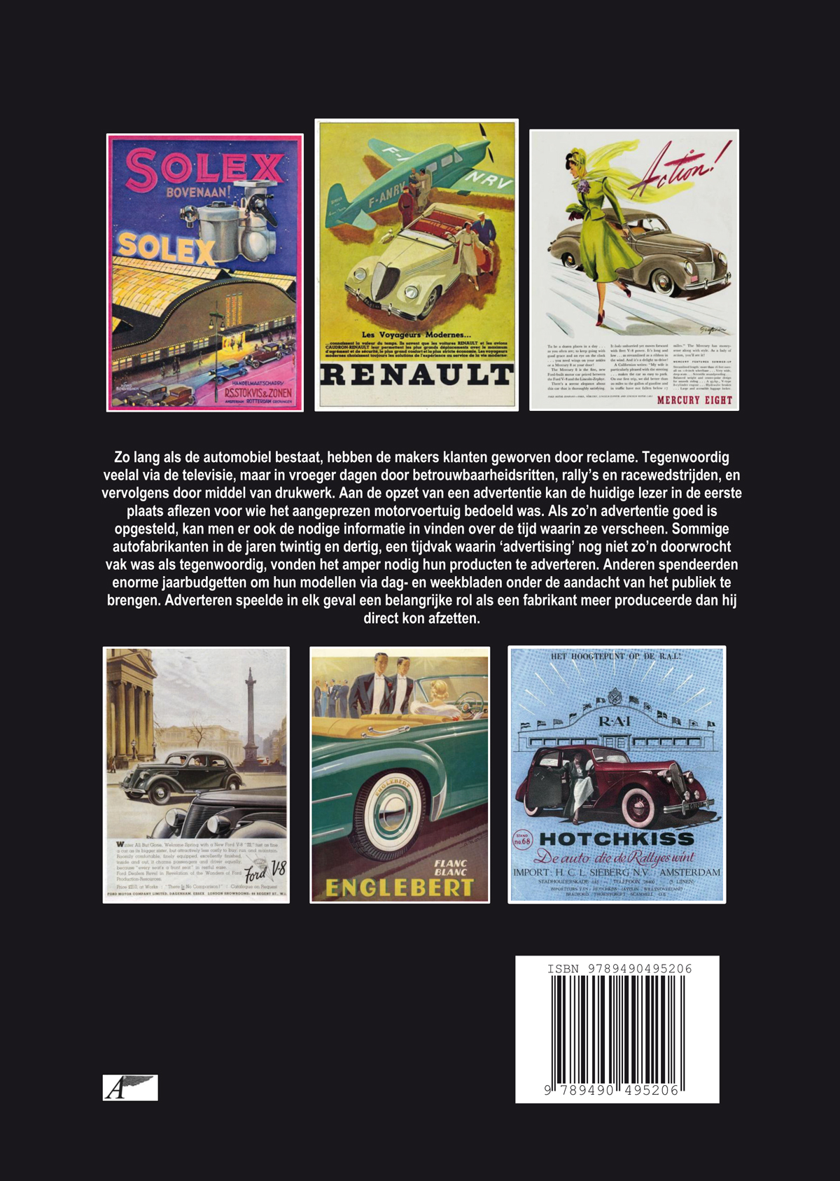 De auto ad frem auto-advertenties uit de jaren 1935-1940