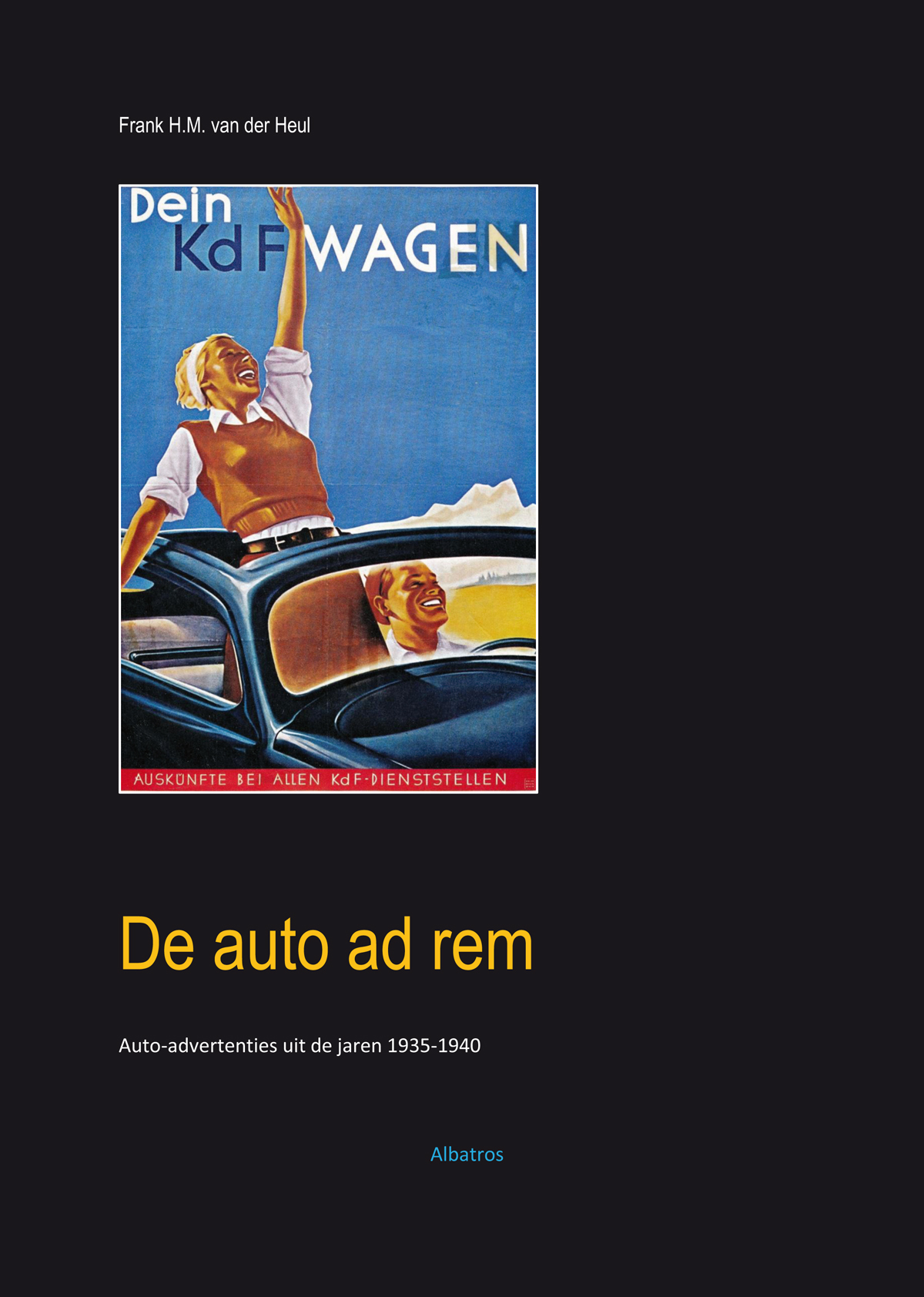 De auto ad frem auto-advertenties uit de jaren 1935-1940