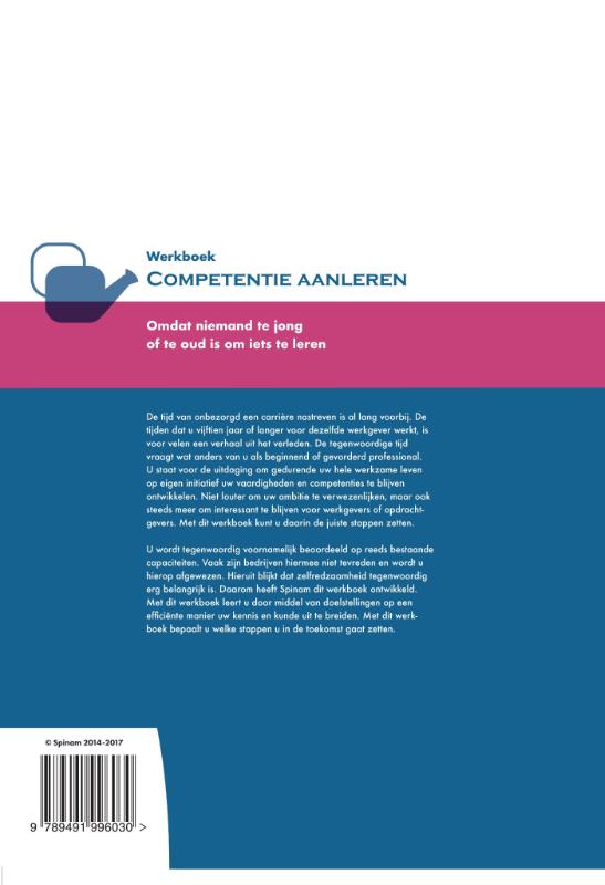 image for Werkboek competentie aanleren