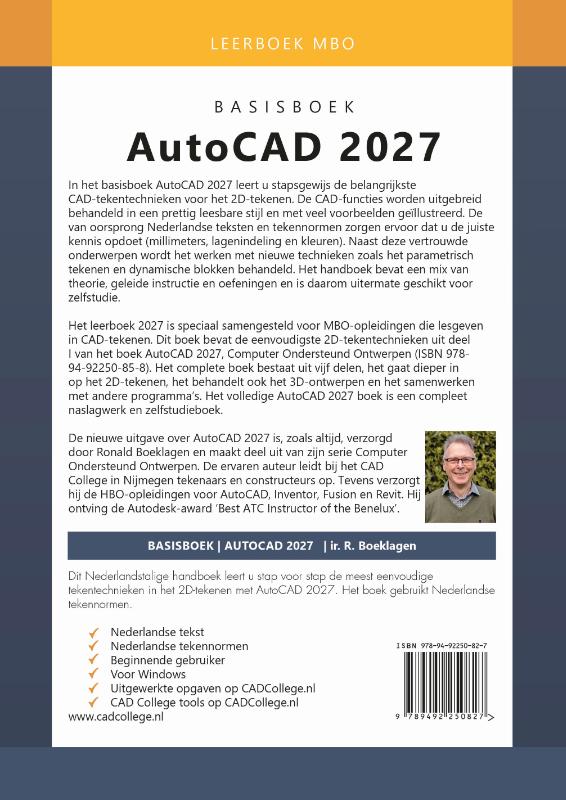 image for Basisboek AutoCAD 2027