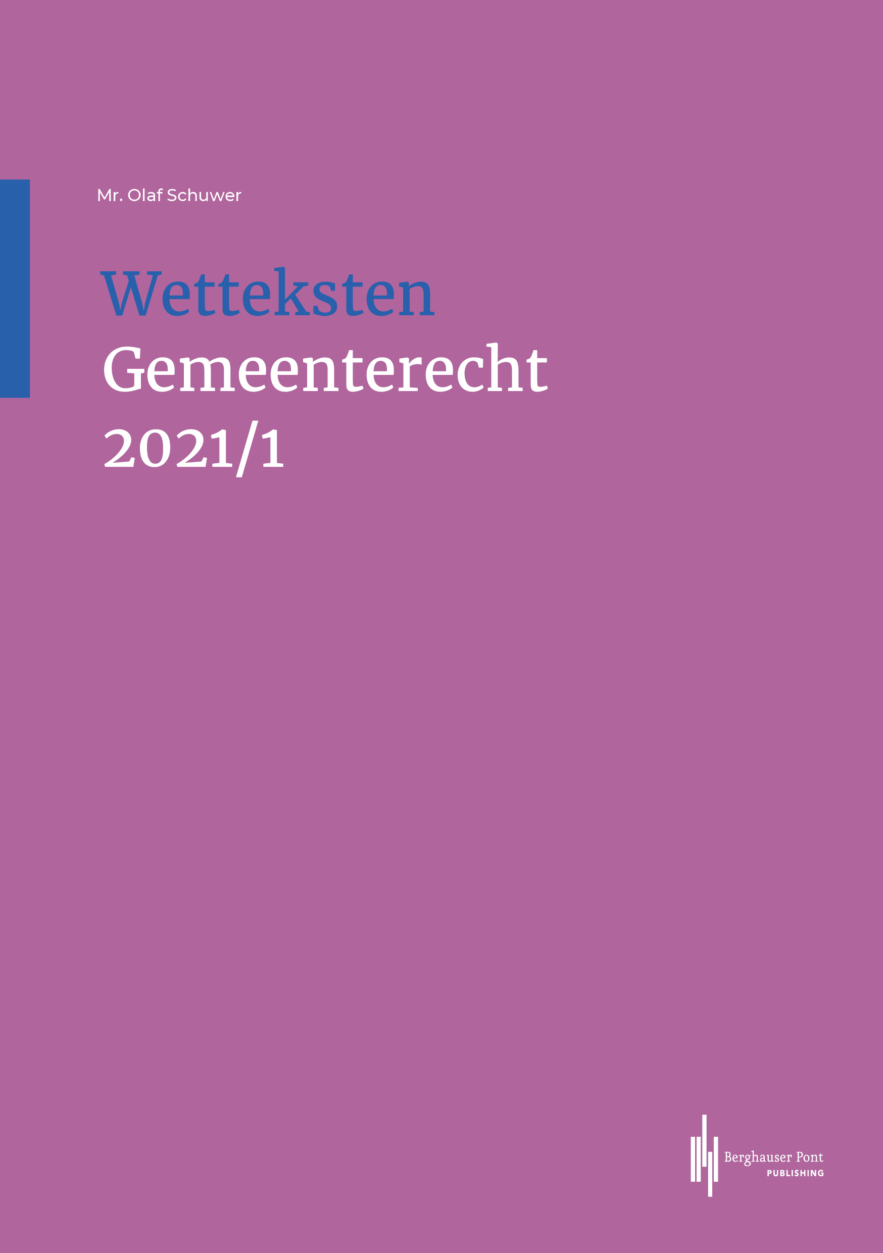 Wetteksten Gemeenterecht 2021/I