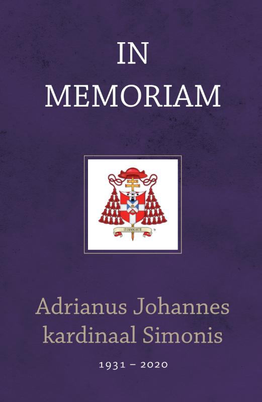 In memoriam kardinaal Adrianus Johannes Simonis