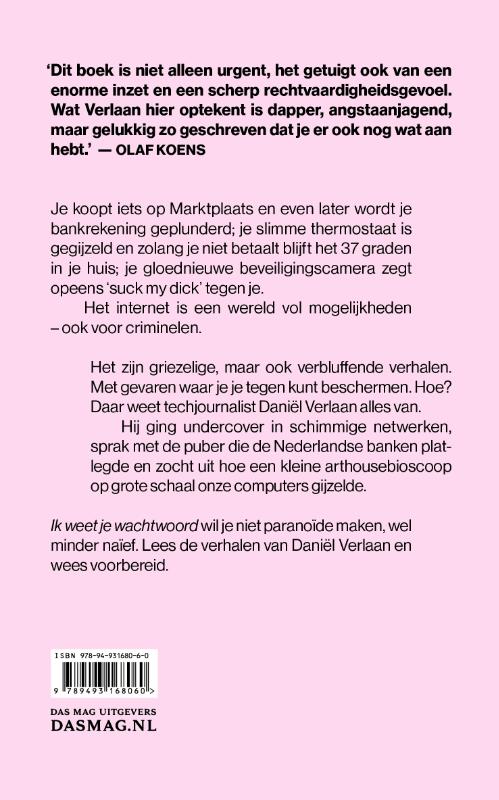 image for Ik weet je wachtwoord