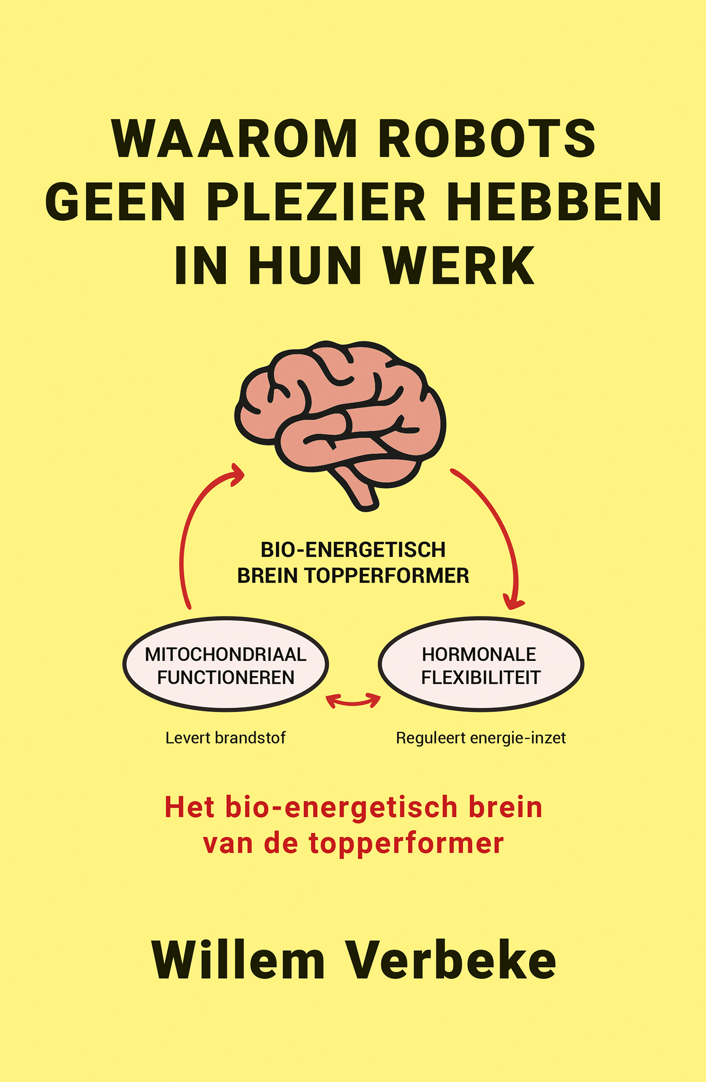 Waarom robots geen plezier hebben in hun werk Het bio-energetisch brein van de topperformer