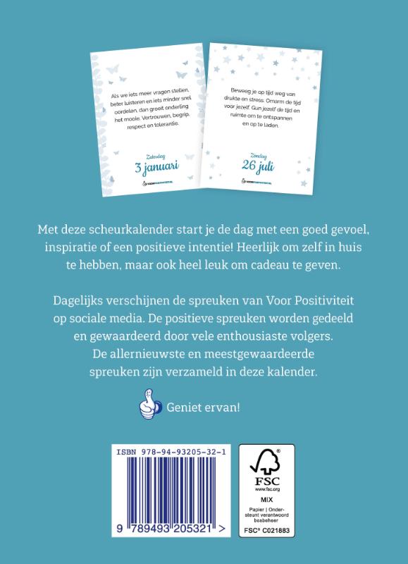 image for Scheurkalender positieve spreuken 2026