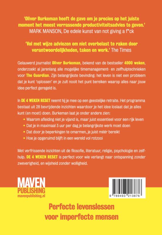 image for De 4 weken reset