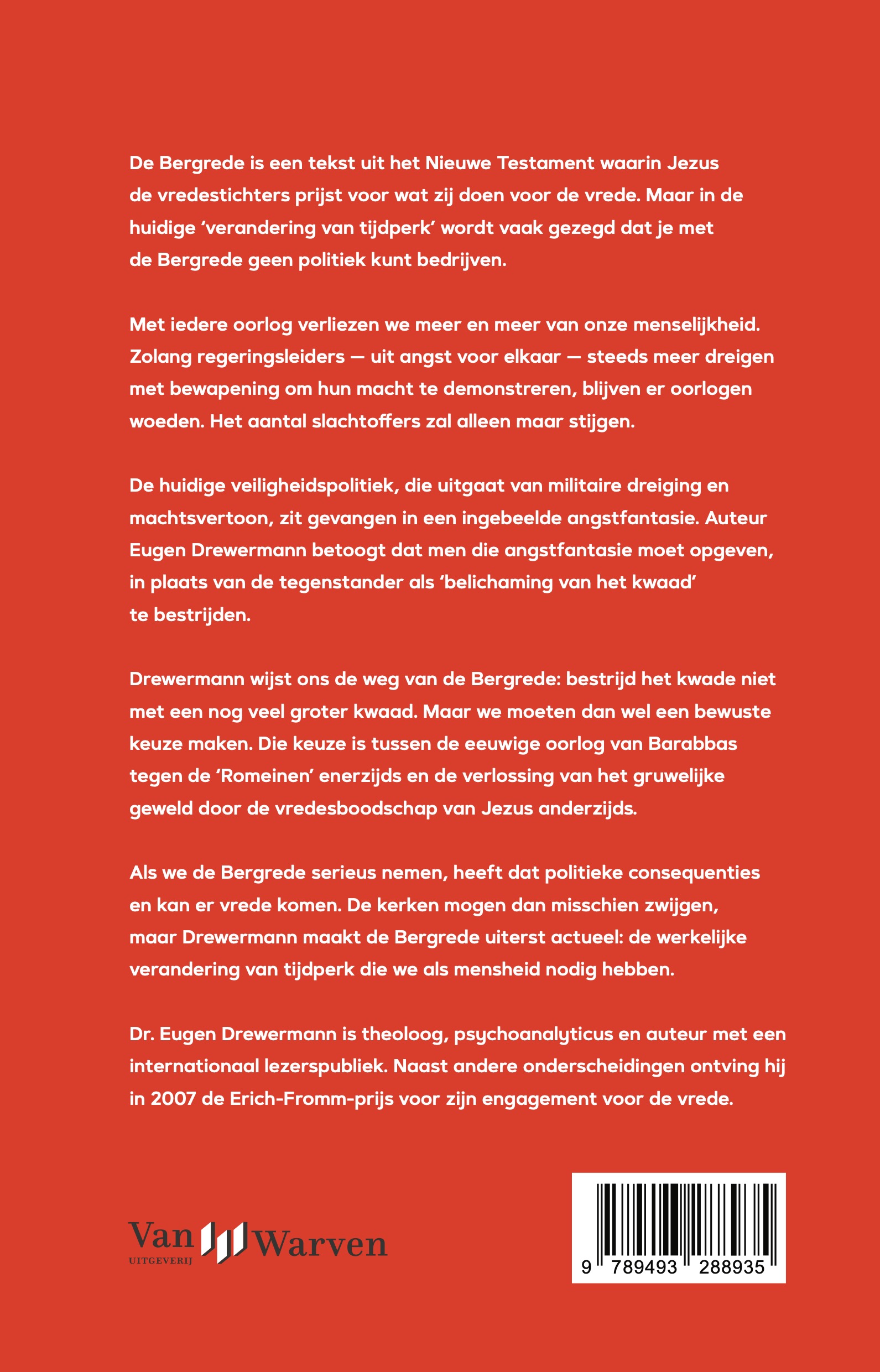 Alleen door vrede vredeseducatie aan de hand van de Bergrede