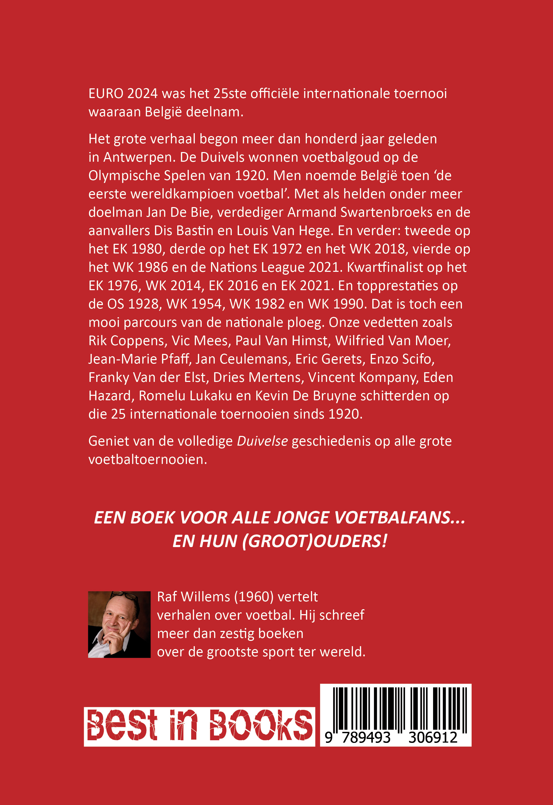 Een duivelse voetbalgeschiedenis Van België 1920 tot Duitsland 2024 in 25 eindrondes
