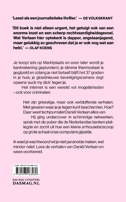 image for Ik weet je wachtwoord
