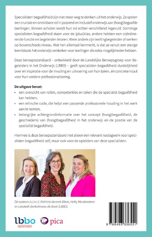image for De beroepsstandaard voor de specialist begaafdheid