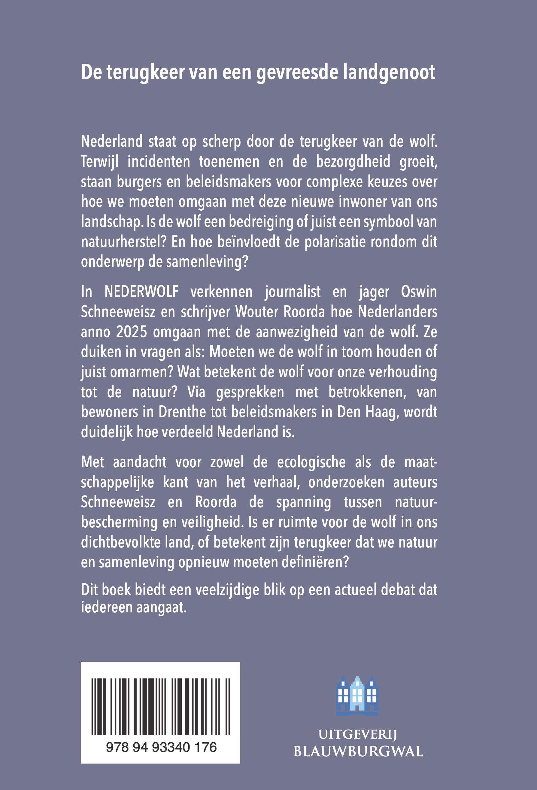 Nederwolf De terugkeer van een gevreesde landgenoot