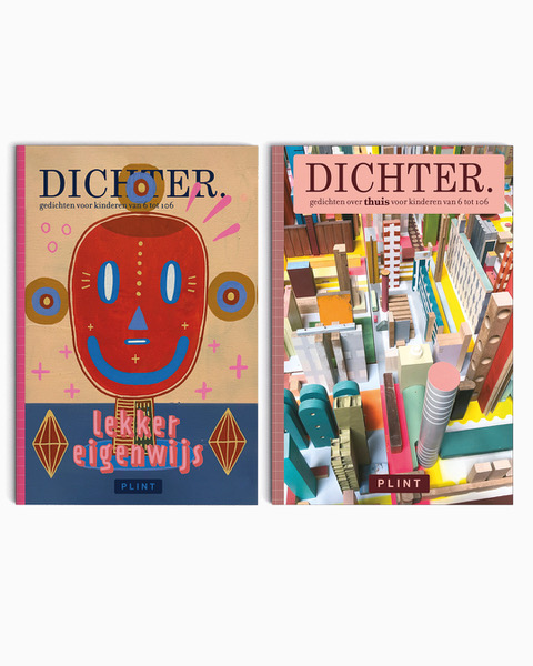 DICHTER. set van 2 De mooiste gedichten over eigenwijs & thuis