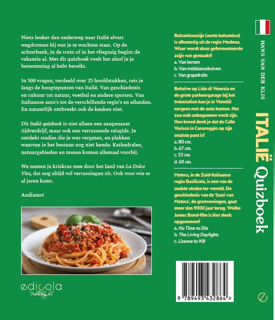 image for Italië Quizboek