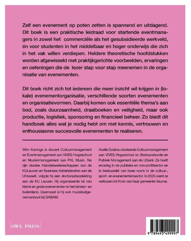 image for Handboek eventmanagement