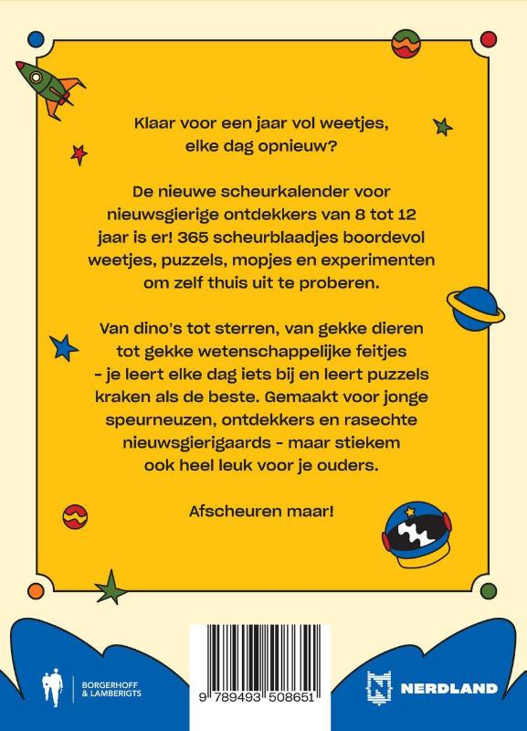 image for Scheurkalender kleine nerds 2027