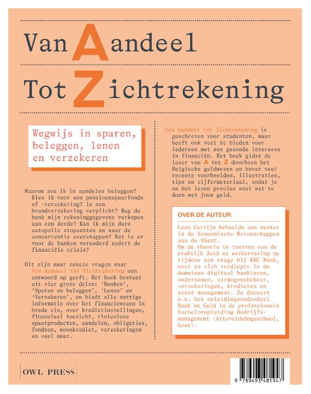 image for Van Aandeel tot Zichtrekening